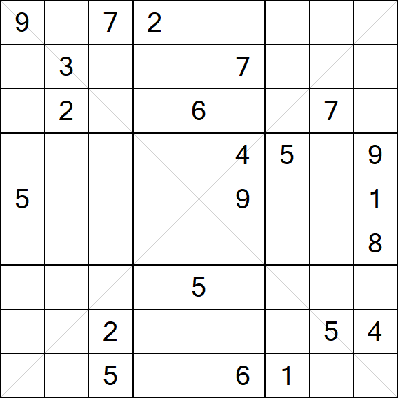 Sudoku X - Hard