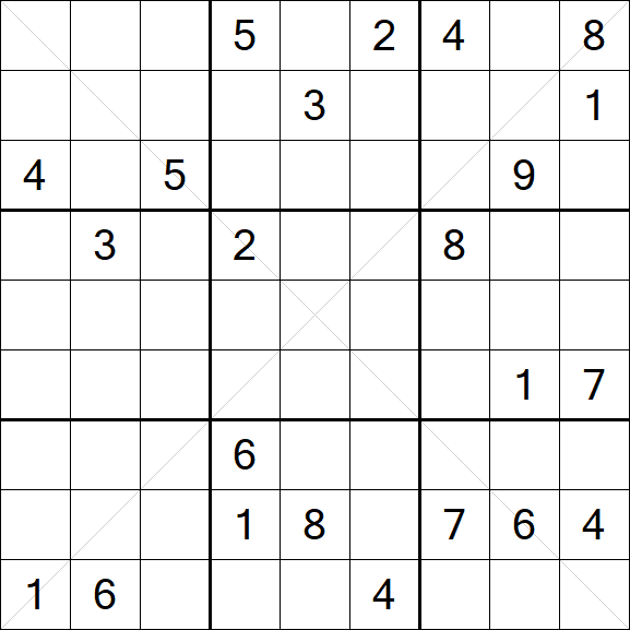 Sudoku X - Difícil