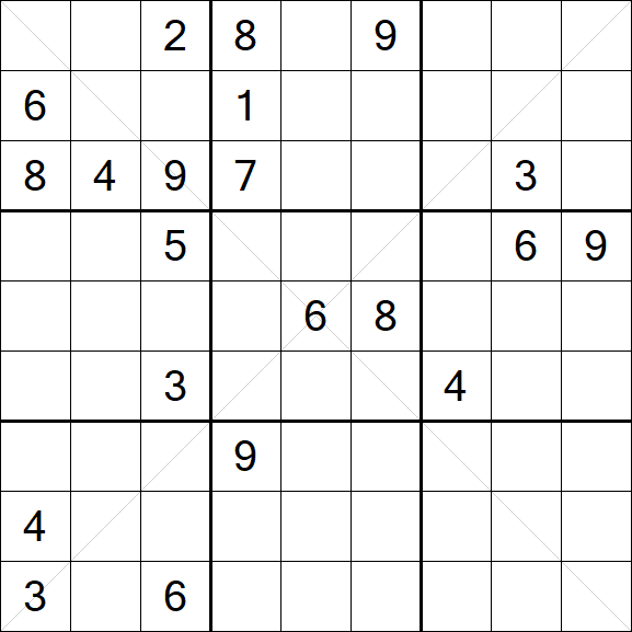 Sudoku X - Difícil