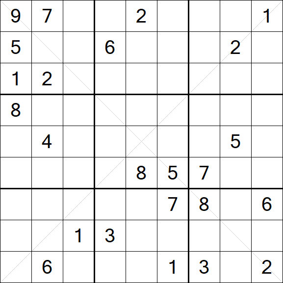 Sudoku X - Difícil