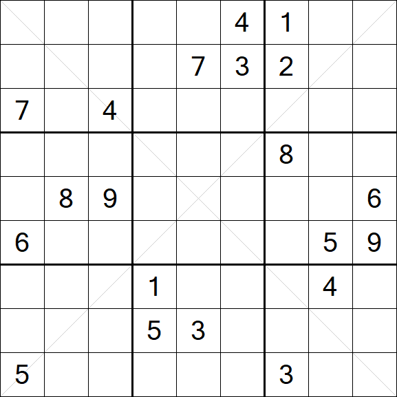 Sudoku X - Difícil