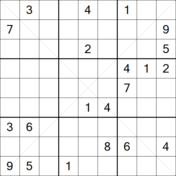 Sudoku X - Difícil