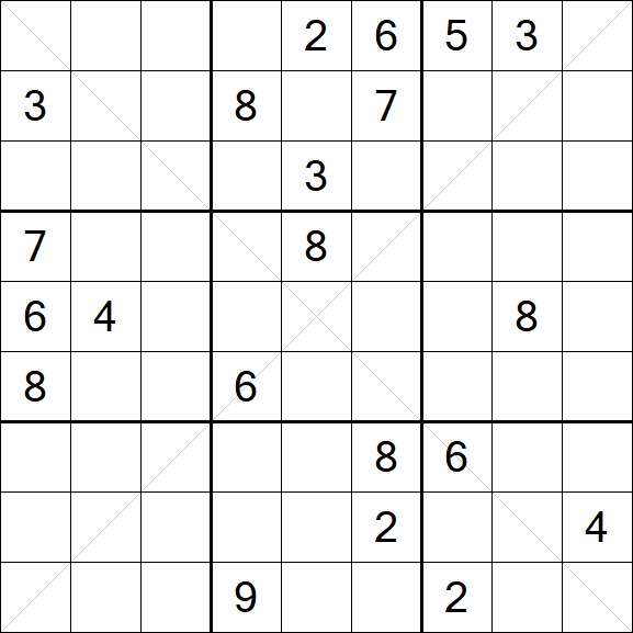 Sudoku X - Difícil