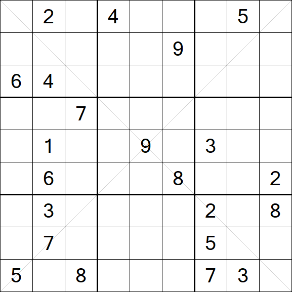 Sudoku X - Difícil