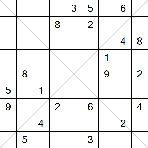 Sudoku X - Difícil