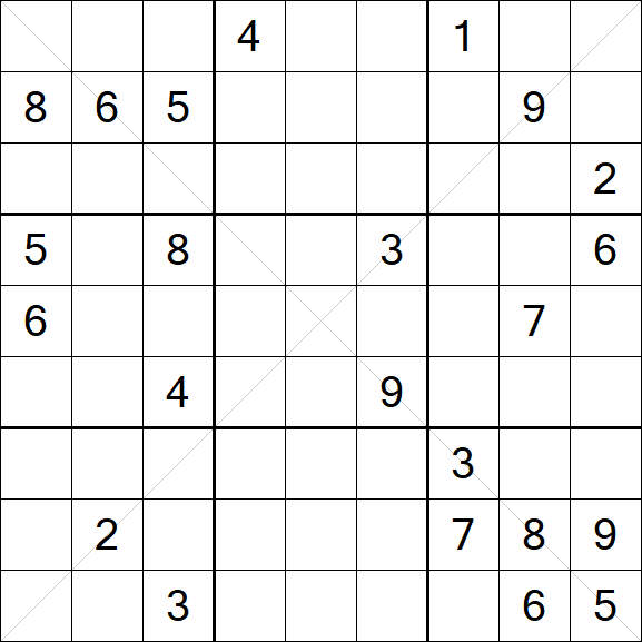 Sudoku X - Difícil