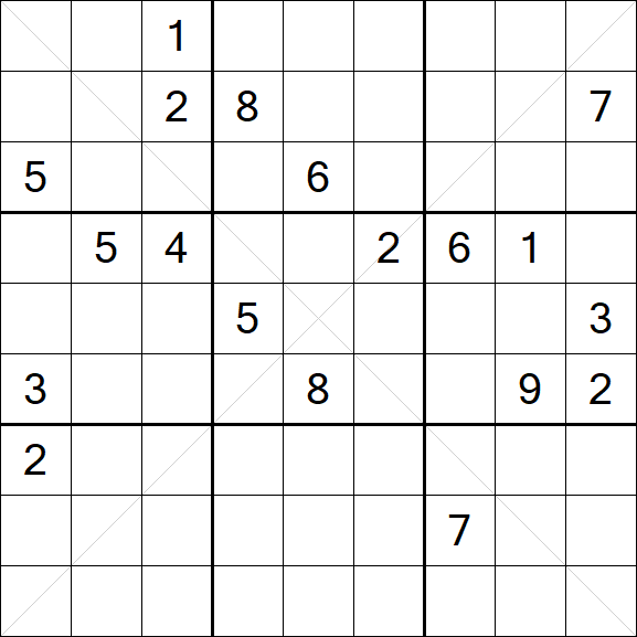 Sudoku X - Hard