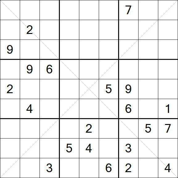Sudoku X - Difícil