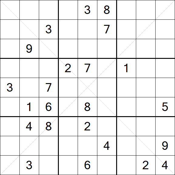 Sudoku X - Hard