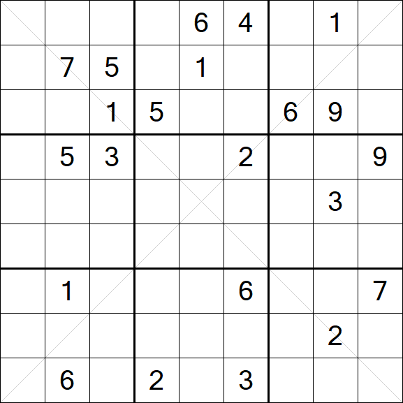 Sudoku X - Hard