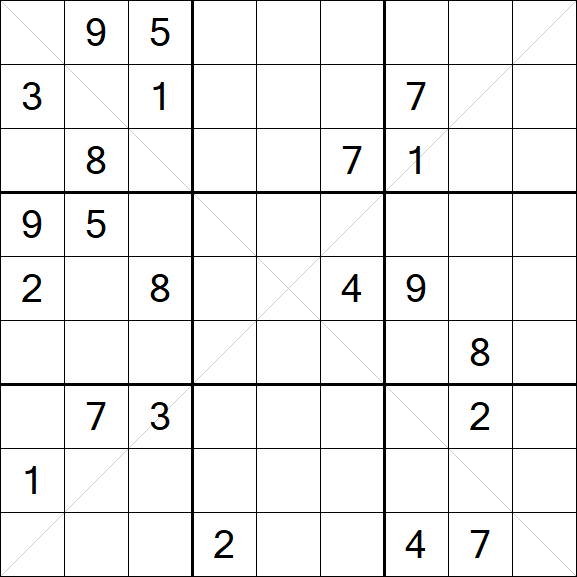 Sudoku X - Difícil