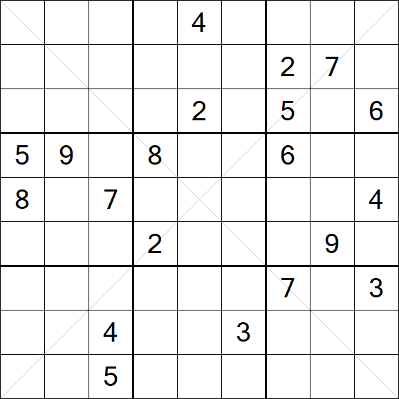 Sudoku X - Hard