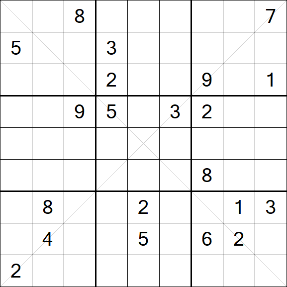 Sudoku X - Hard