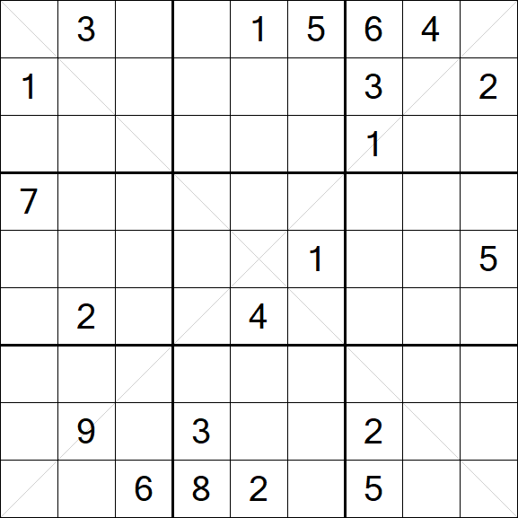 Sudoku X - Difficile