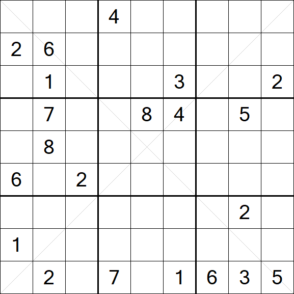 Sudoku X - Difícil