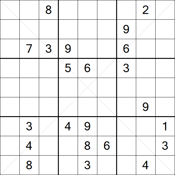 Sudoku X - Difícil