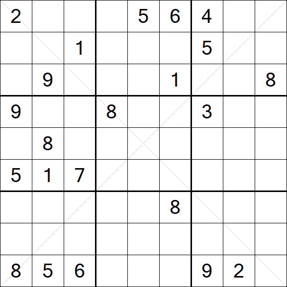 Sudoku X - Hard
