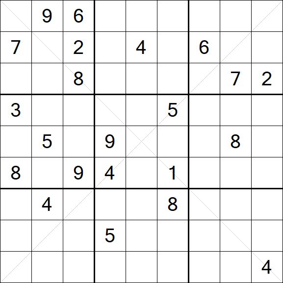 Sudoku X - Hard