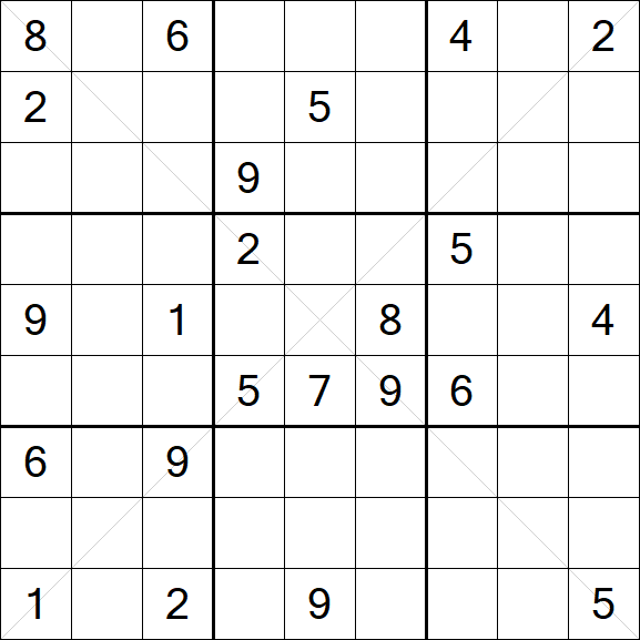 Sudoku X - Hard