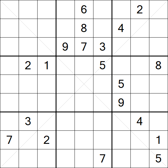 Sudoku X - Difficile