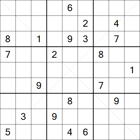 Sudoku X - Difícil