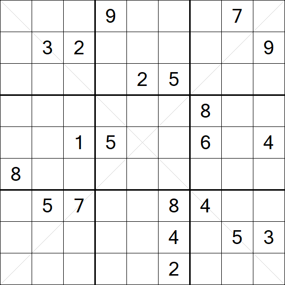 Sudoku X - Difícil