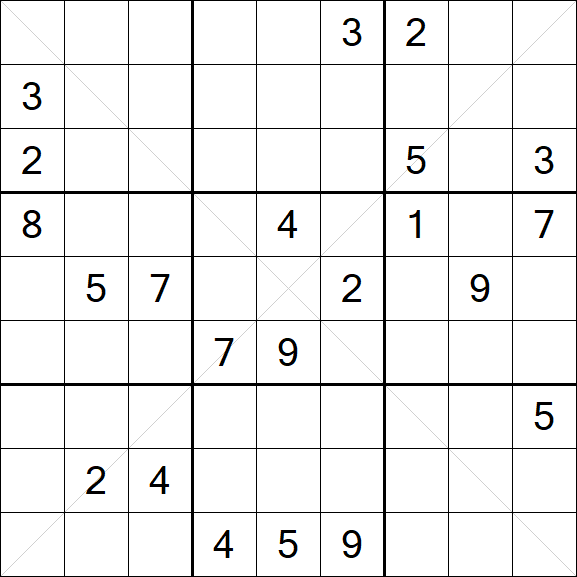 Sudoku X - Difícil