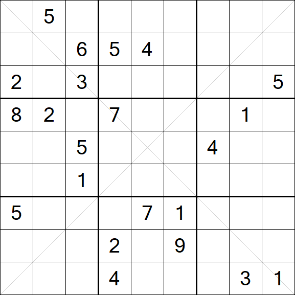 Sudoku X - Difícil