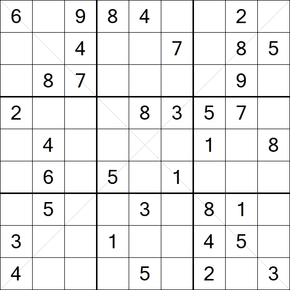 Sudoku X - Medium
