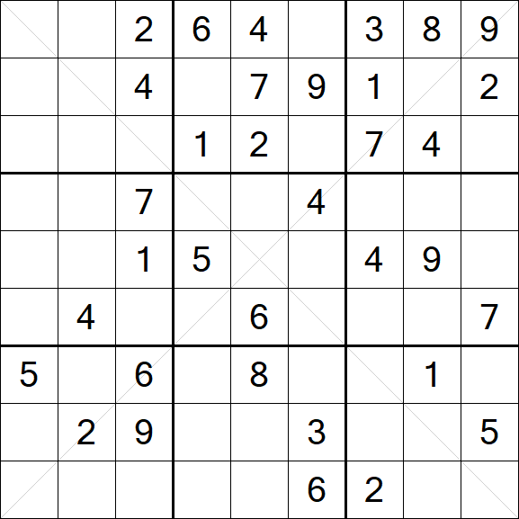 Sudoku X - Medium