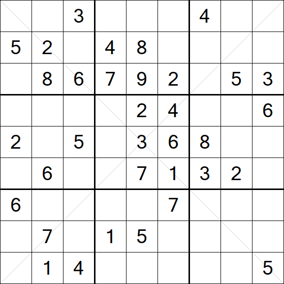 Sudoku X - Medium