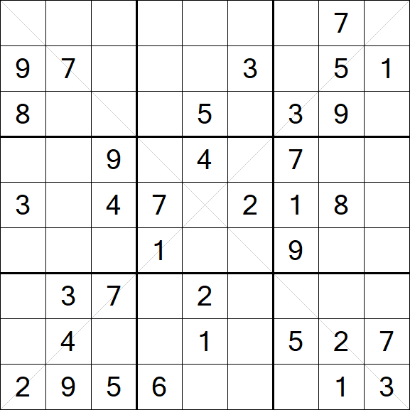 Sudoku X - Medium