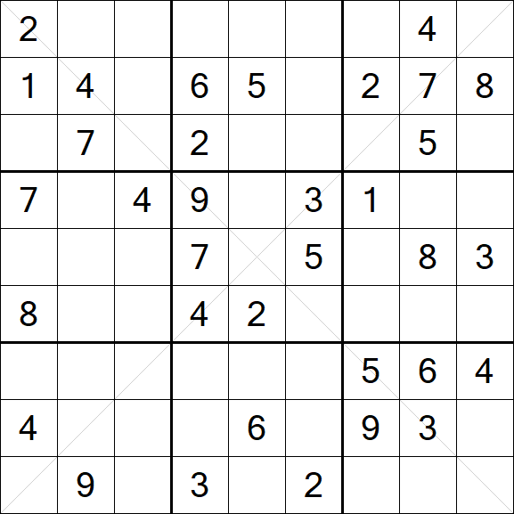 Sudoku X - Medium