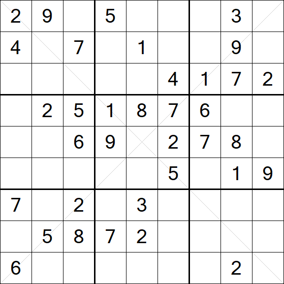 Sudoku X - Medium