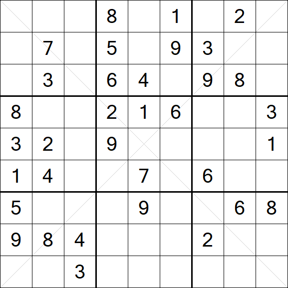 Sudoku X - Medium