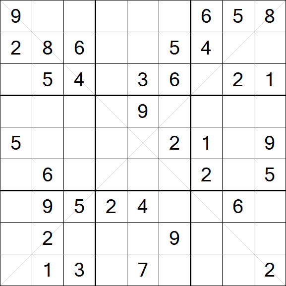 Sudoku X - Medium