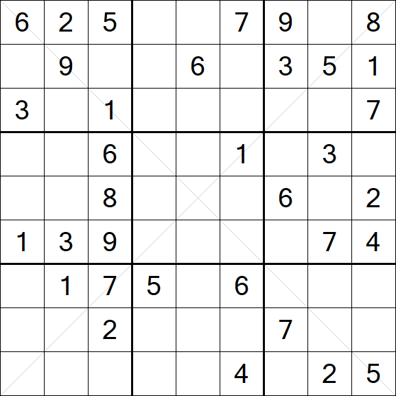 Sudoku X - Medium