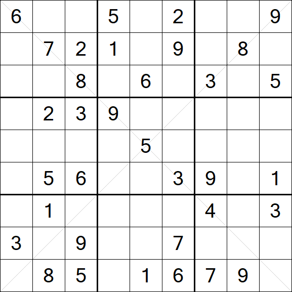 Sudoku X - Medium