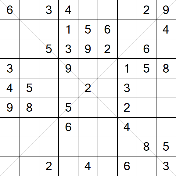 Sudoku X - Medium