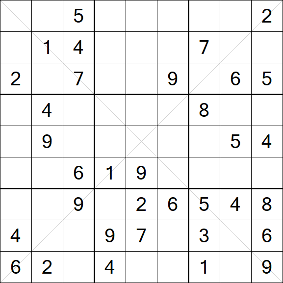 Sudoku X - Medium
