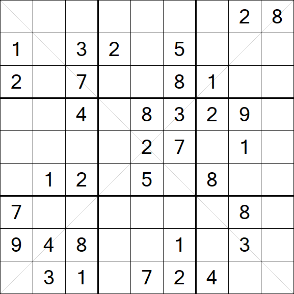 Sudoku X - Medium