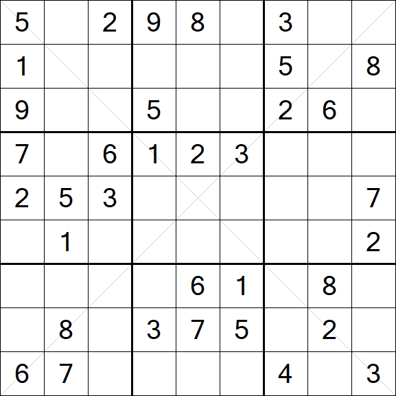 Sudoku X - Medium