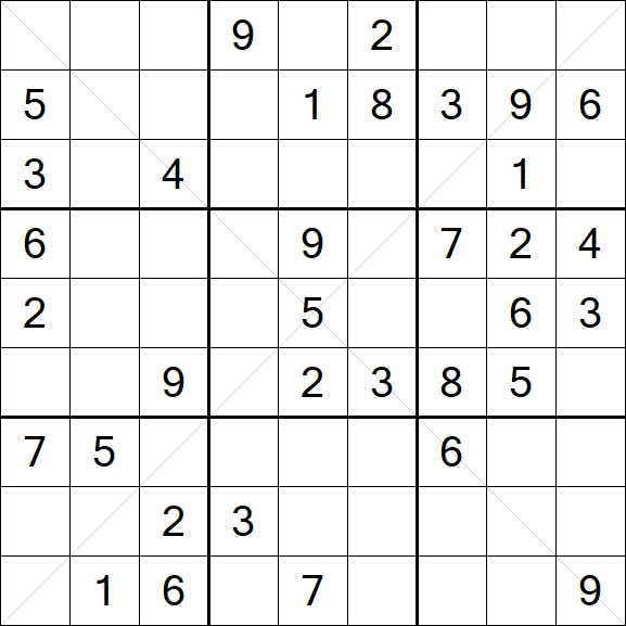 Sudoku X - Medium