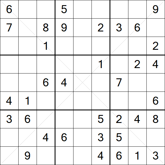 Sudoku X - Medium