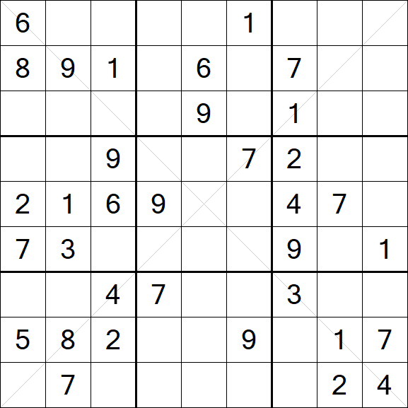 Sudoku X - Medium
