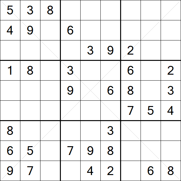 Sudoku X - Medium