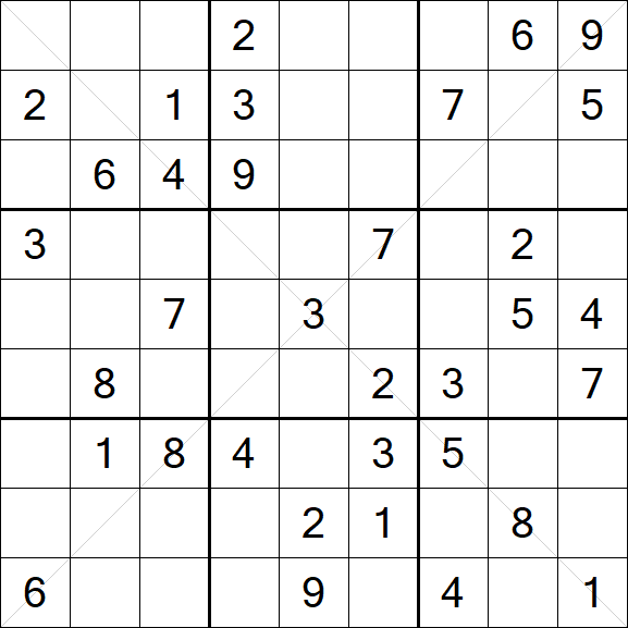 Sudoku X - Médio