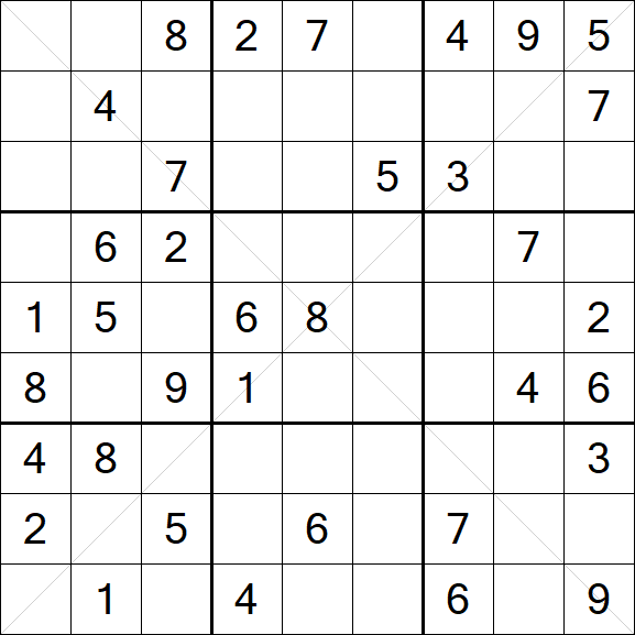 Sudoku X - Medio