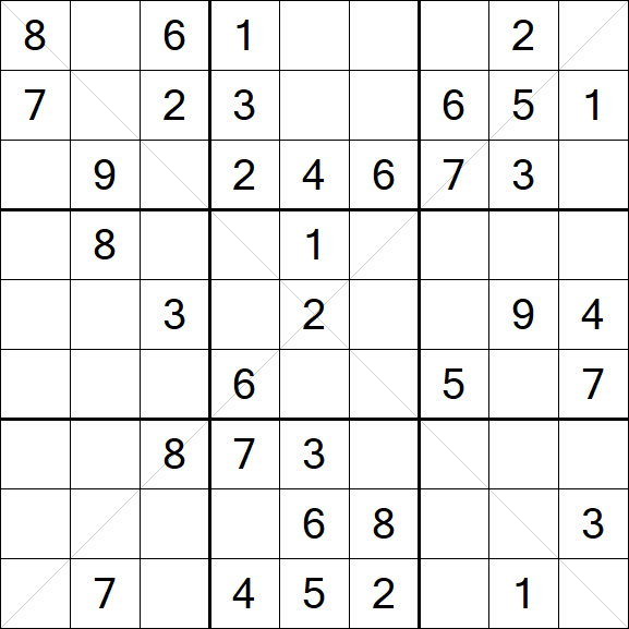 Sudoku X - Medio