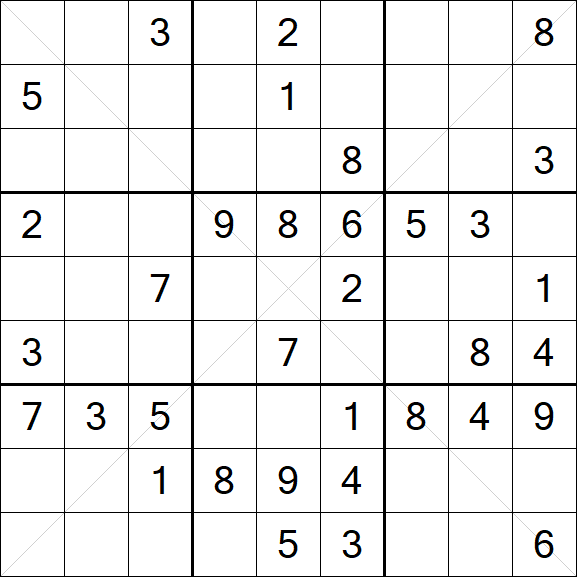 Sudoku X - Médio